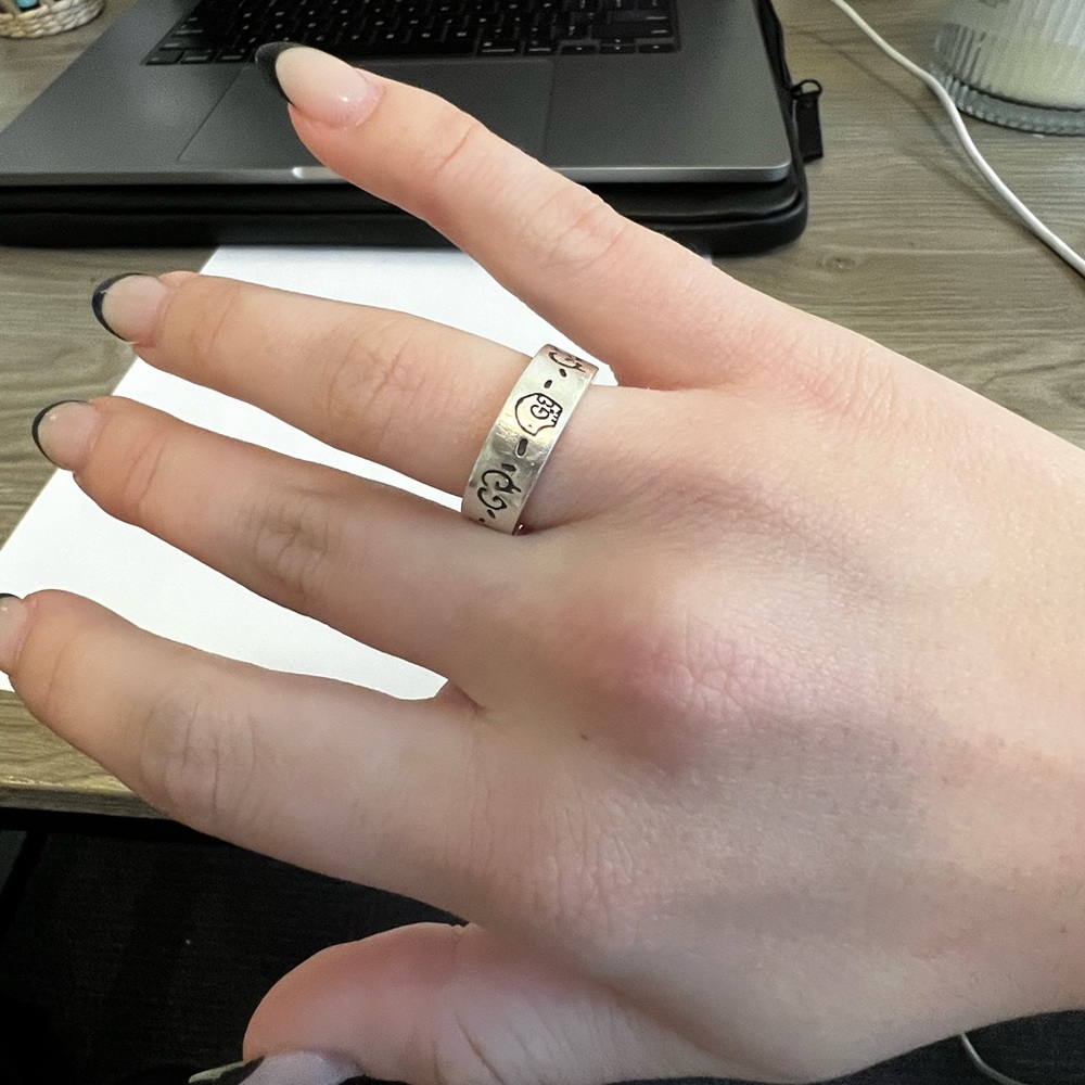 Gucci Ghost Ring Size 6